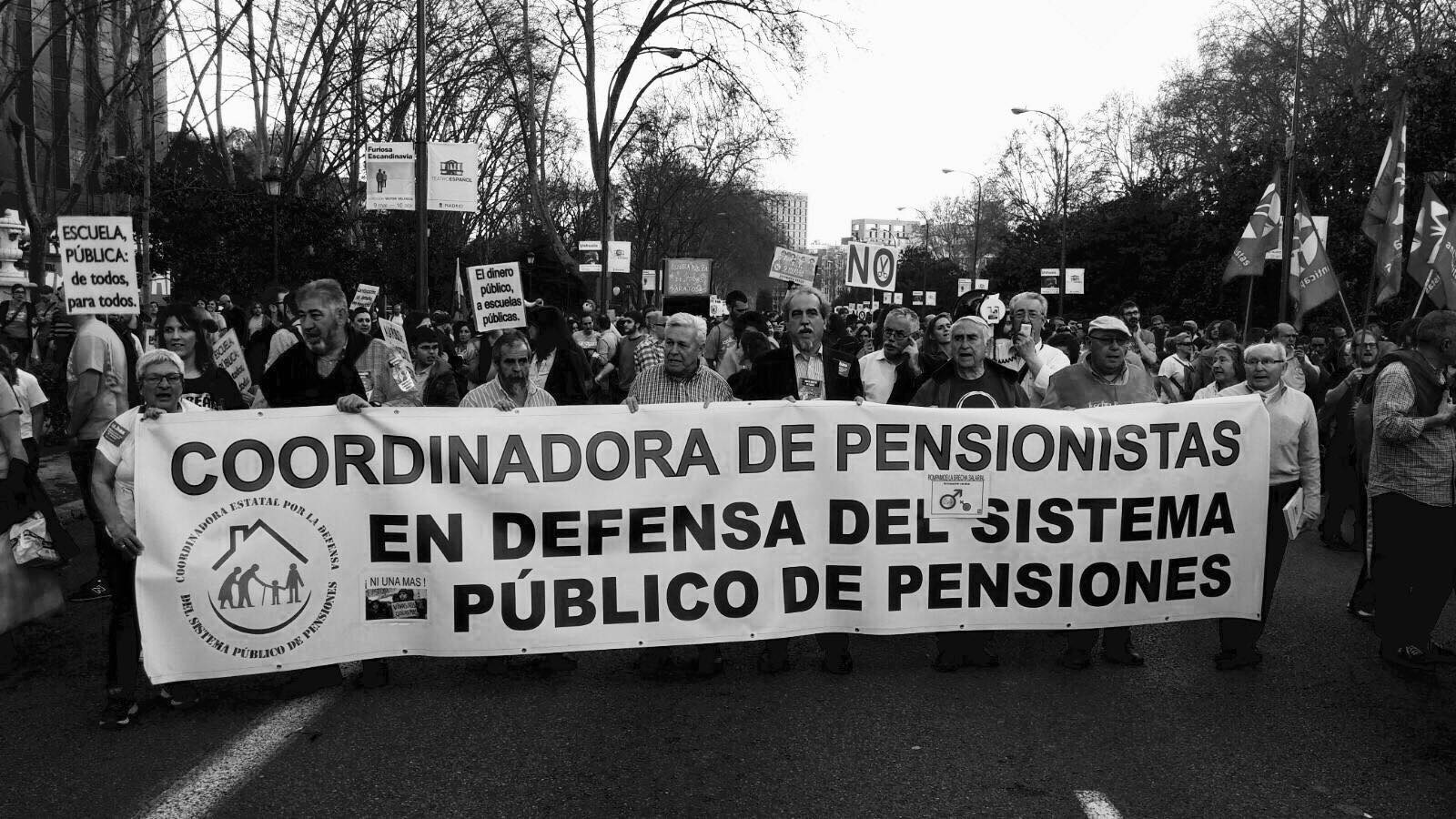 A Madrid el 28 de octubre por el incremento según el IPC real de las pensiones y salarios -- Coordinadora Estatal por la Defensa del Sistema Público de Pensiones (COESPE)