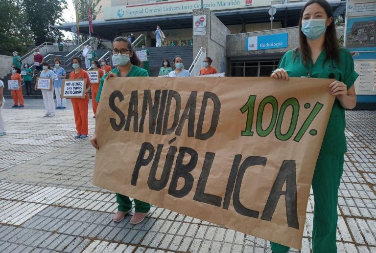 «Muévete por tu salud»: manifestaciones de las mareas frente al deterioro «extremo» de la sanidad pública en Andalucía -- Raúl Bocanegra