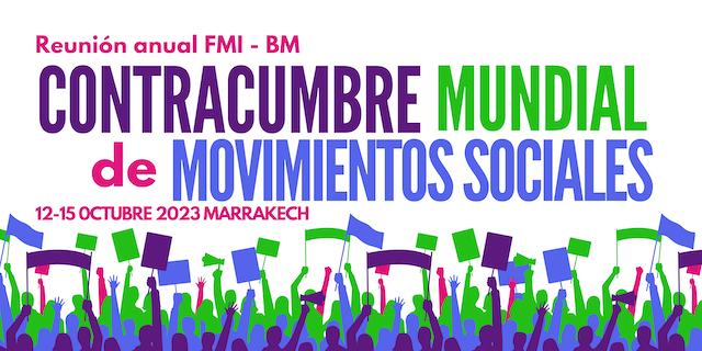 Contracumbre por la abolición de la deuda con motivo de la reunión del Banco Mundial y el FMI en Marrakech -- Ashley Smith