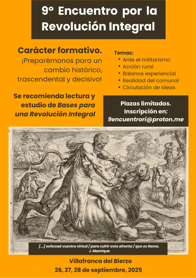 9º Encuentro por la Revolución Integral
