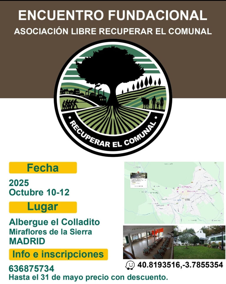 Sumaos al acto fundacional de «Recuperar el Comunal» -- Félix Rodrigo Mora