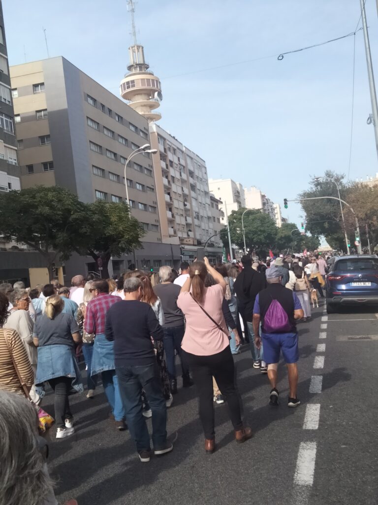 Miles de personas toman las calles de las capitales andaluzas contra la gestión sanitaria del Gobierno de Moreno