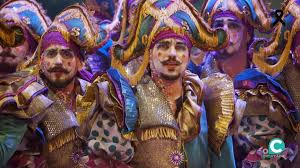 Comparsa «Los locos». Crítica al  ex obispo de Cádiz Rafael Zornoza