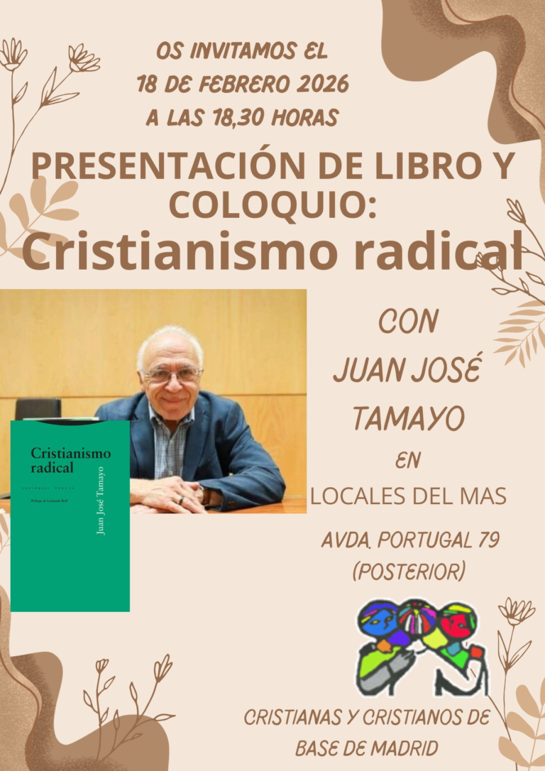 Presentación de «Cristianismo radical» en Madrid