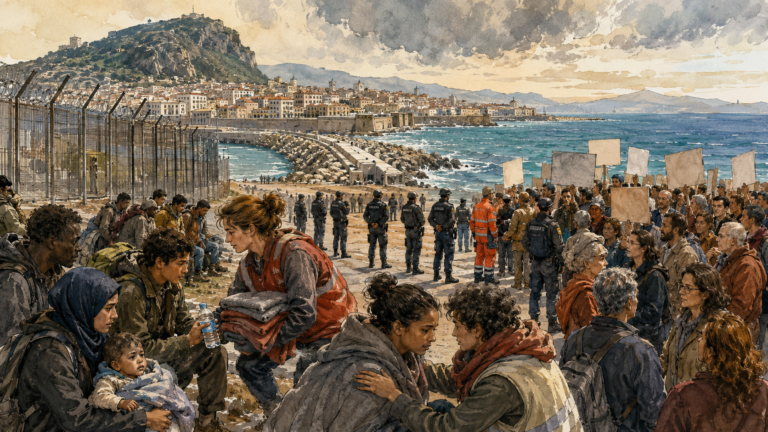 UN NIÑO PONE A PRUEBA NUESTRA DEMOCRACIA.  Ceuta, examen de ciudadanía, humanidad y Evangelio