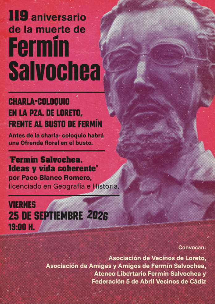 CARTEL 119 aniversario Fermin Salvochea